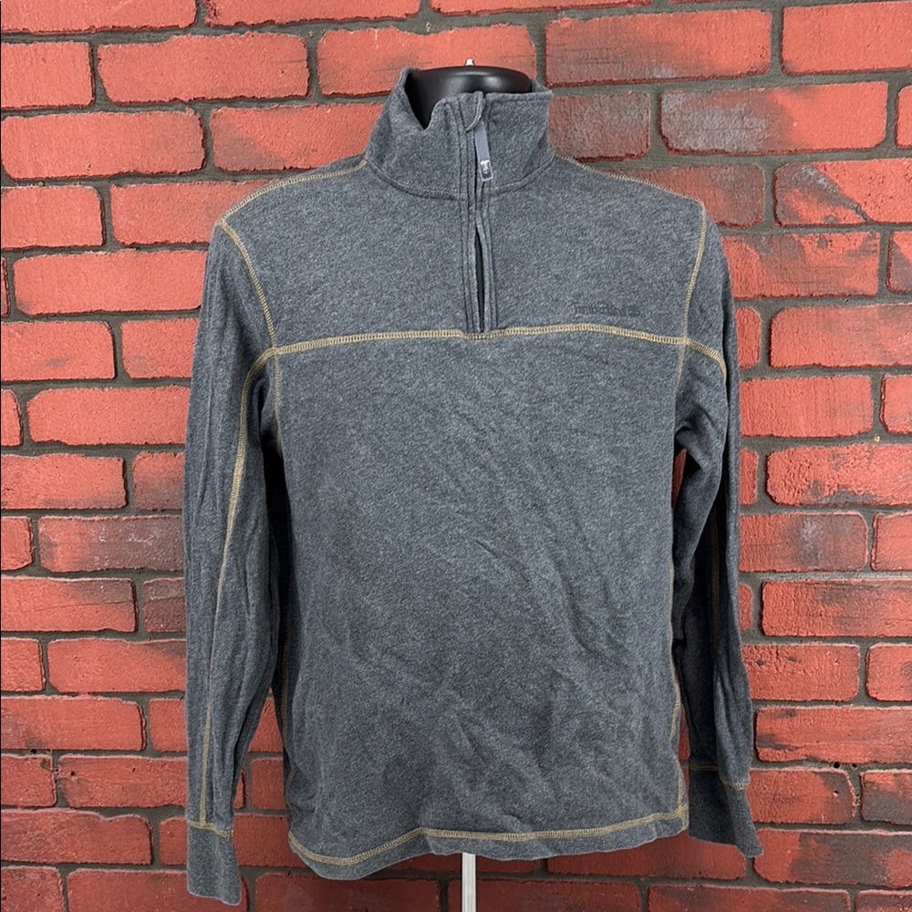 Timberland Women's Small/Petite Grey Quarter-Zip Sweatshirt‎ – Casual, Y2K
